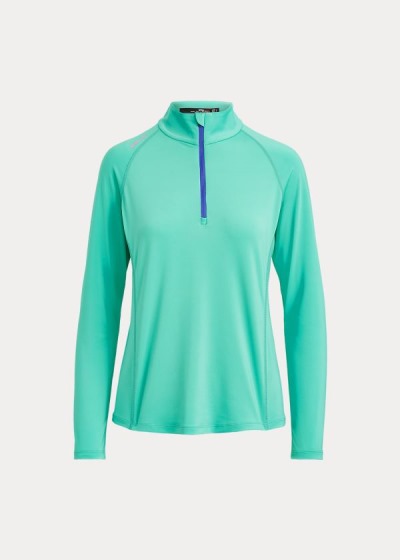 Chaquetas Ralph Lauren Mujer Verdes - Performance Golf Quarter-Zip - MGYQI8170